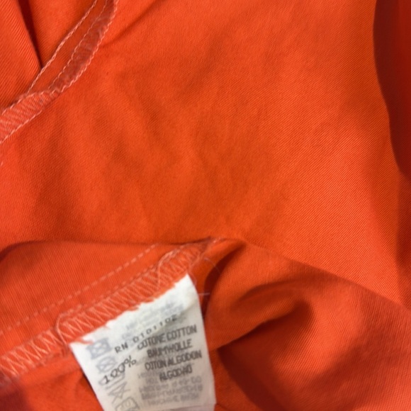 Stefanel Bright Orange Midi Wrap Dress Size EU44 - Picture 5 of 6